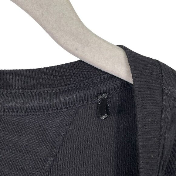 John Varvatos Multi Peace Hand Tee Black Embroidered Graphic 100% Cotton Men's M - Picture 6 of 13